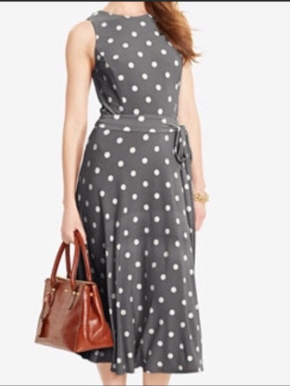Lauren Ralph Lauren Polka Dot Dress Size 10